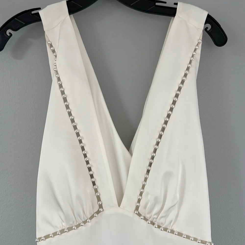 Sachin & Babi size 14 Astor pearl-embellished gown - Picture 8 of 14